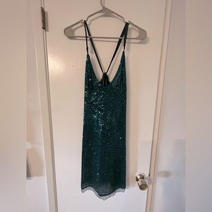 Sequin mini dress